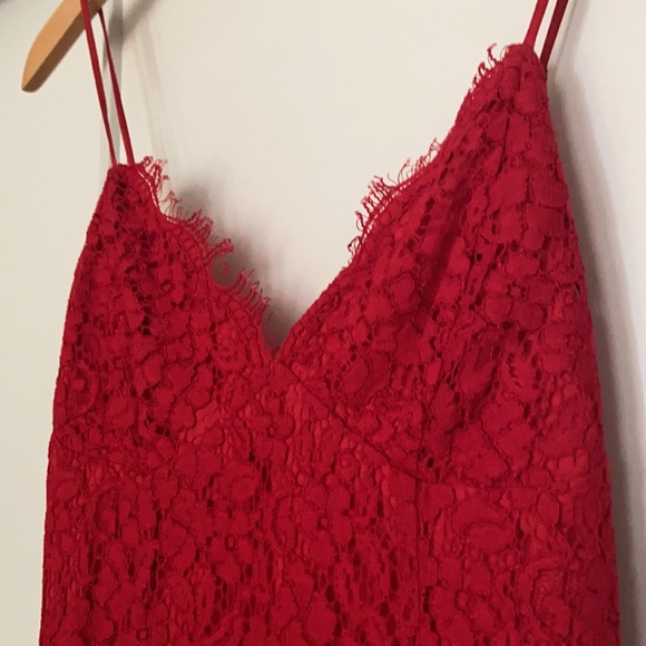 NWOT Bardot Lace Dress, Red, Medium - Picture 4 of 4